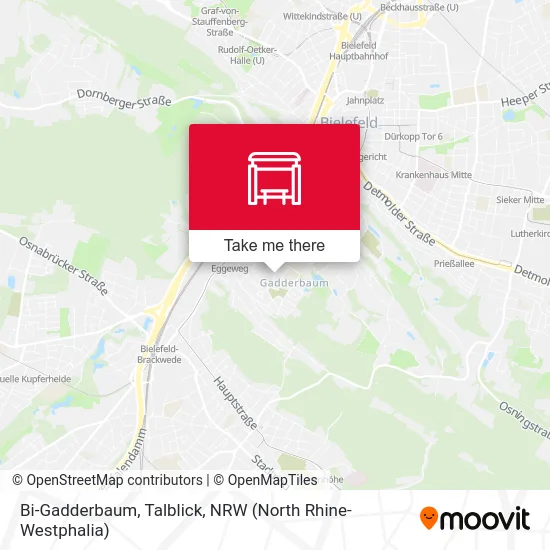 Bi-Gadderbaum, Talblick map