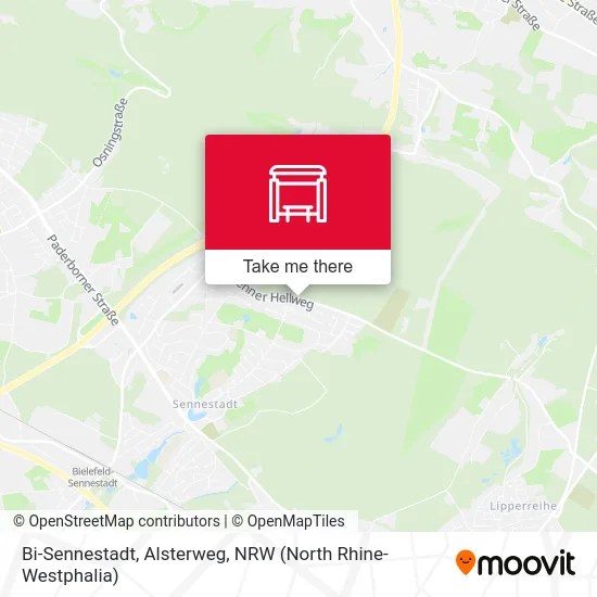 Bi-Sennestadt, Alsterweg map