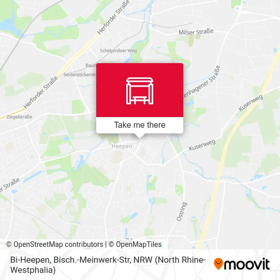 Bi-Heepen, Bisch.-Meinwerk-Str map