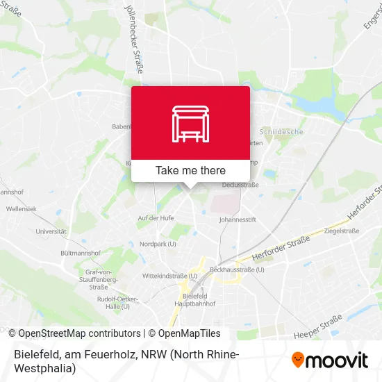 Bielefeld, am Feuerholz map