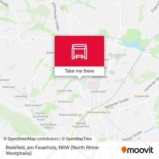 Bielefeld, am Feuerholz map