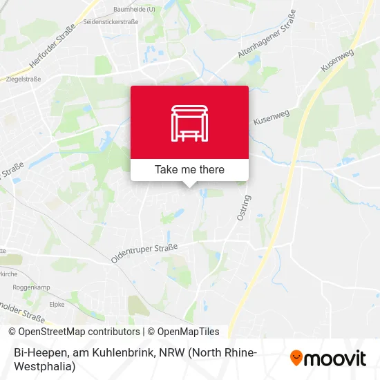 Bi-Heepen, am Kuhlenbrink map