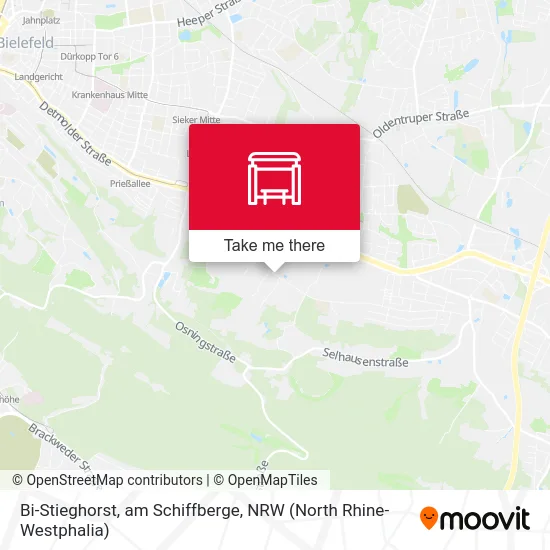 Bi-Stieghorst, am Schiffberge map