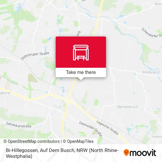 Bi-Hillegossen, Auf Dem Busch map