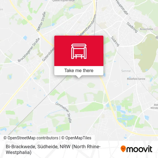 Bi-Brackwede, Südheide map