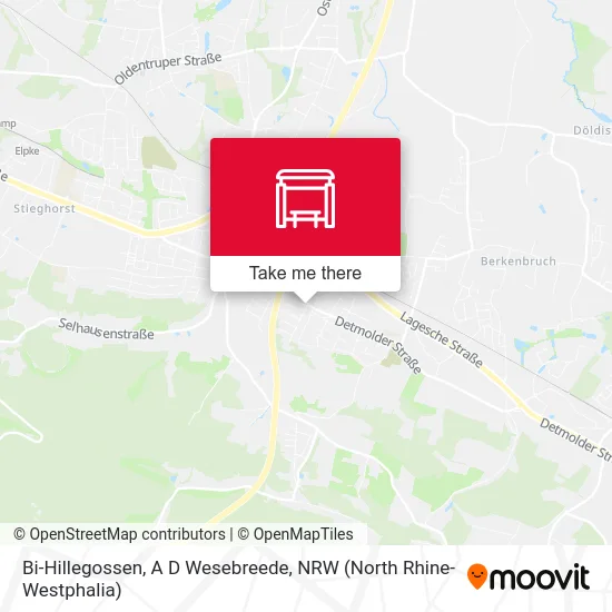 Bi-Hillegossen, A D Wesebreede map