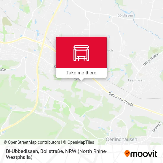 Bi-Ubbedissen, Bollstraße map