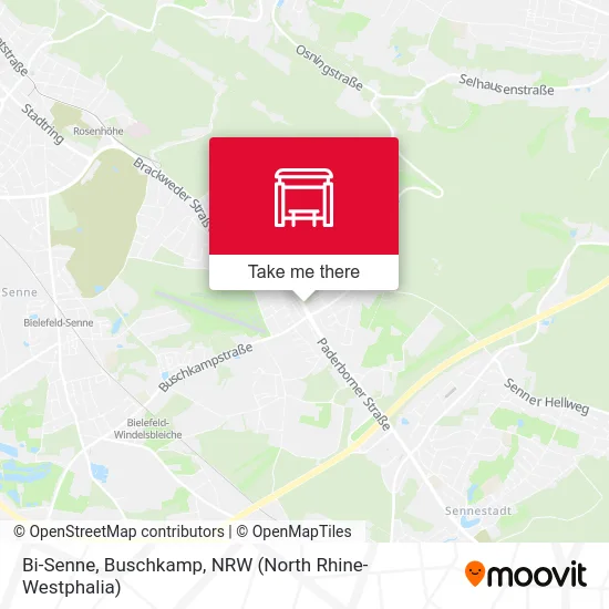 Bi-Senne, Buschkamp map