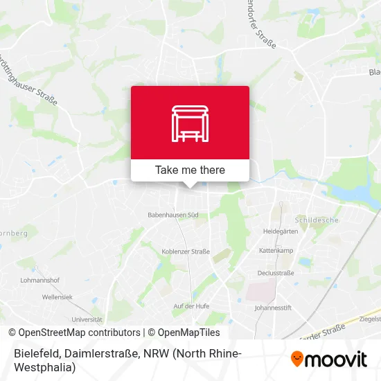Bielefeld, Daimlerstraße map