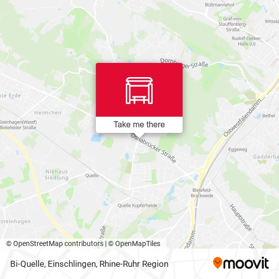 Карта Bi-Quelle, Einschlingen