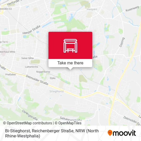 Bi-Stieghorst, Reichenberger Straße map
