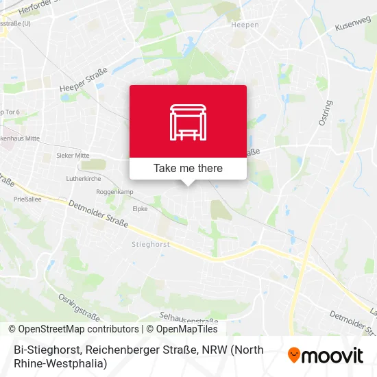 Bi-Stieghorst, Reichenberger Straße map
