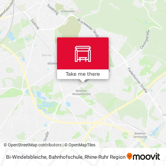Карта Bi-Windelsbleiche, Bahnhofschule