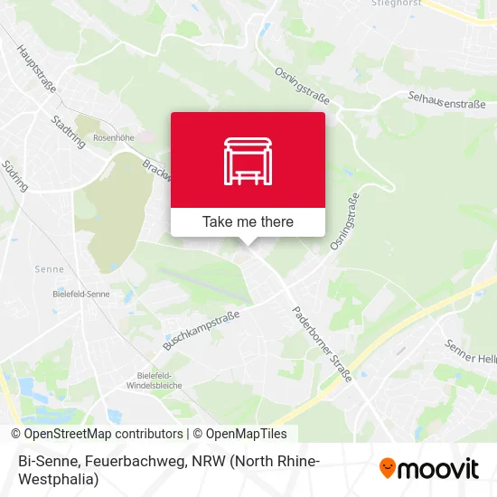 Bi-Senne, Feuerbachweg map
