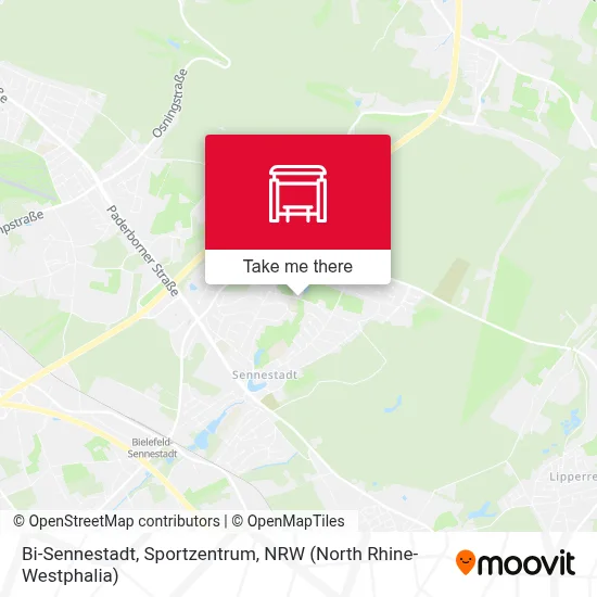 Bi-Sennestadt, Sportzentrum map