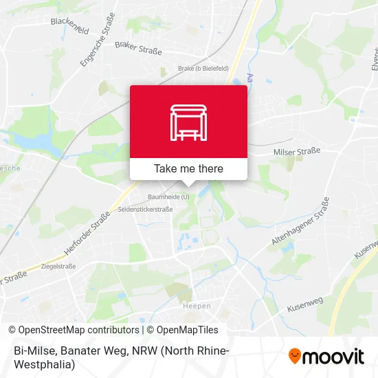 Bi-Milse, Banater Weg map