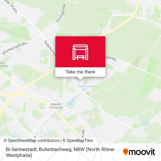 Bi-Sennestadt, Bullerbachweg map