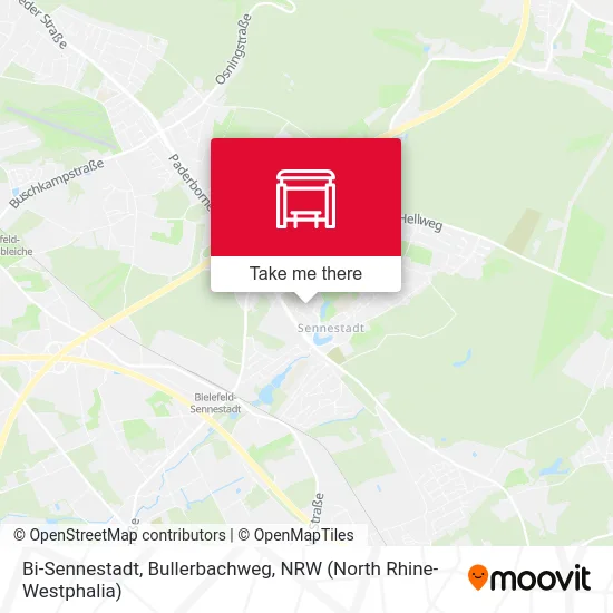 Bi-Sennestadt, Bullerbachweg map