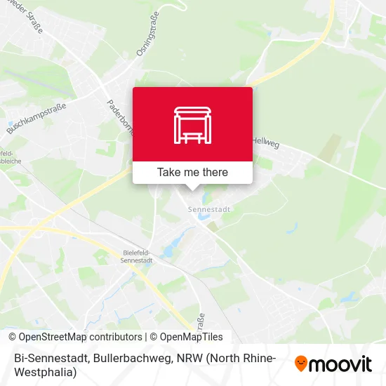 Bi-Sennestadt, Bullerbachweg map