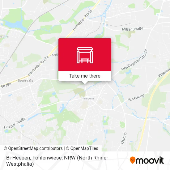 Bi-Heepen, Fohlenwiese map