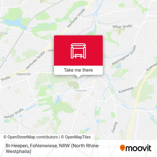 Bi-Heepen, Fohlenwiese map