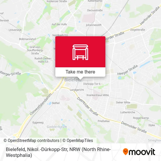 Bielefeld, Nikol.-Dürkopp-Str map