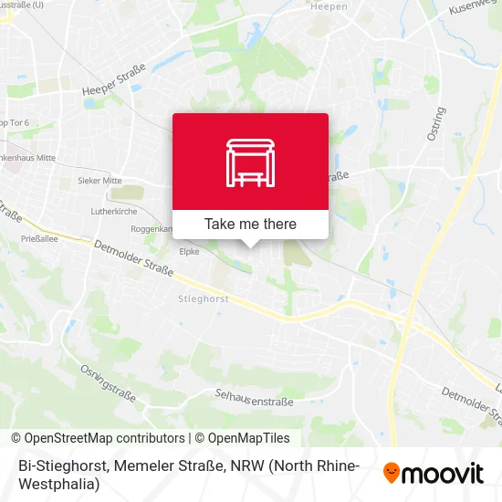 Bi-Stieghorst, Memeler Straße map