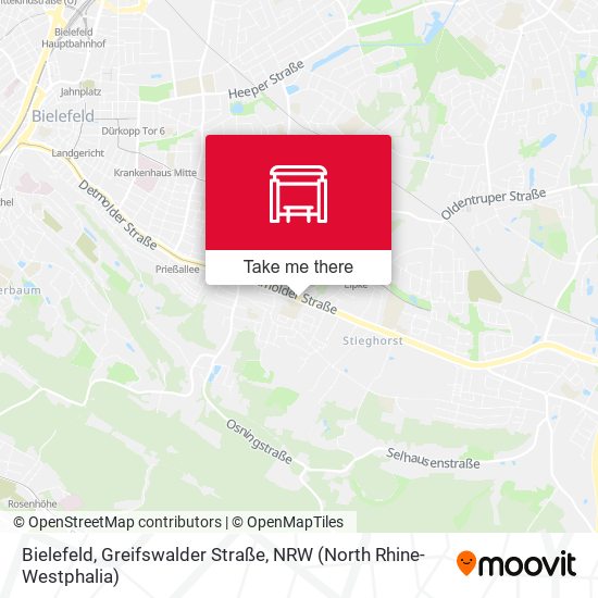 Bielefeld, Greifswalder Straße map