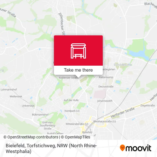 Карта Bielefeld, Torfstichweg