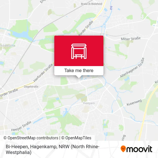 Bi-Heepen, Hagenkamp map