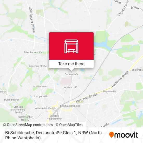 Bi-Schildesche, Deciusstraße Gleis 1 map