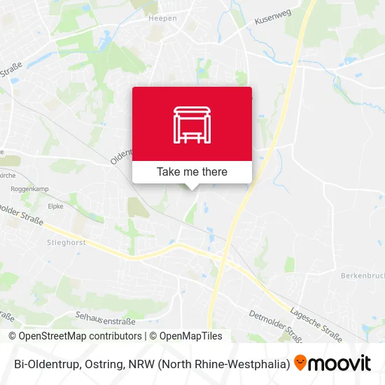 Bi-Oldentrup, Ostring map