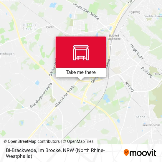 Bi-Brackwede, Im Brocke map
