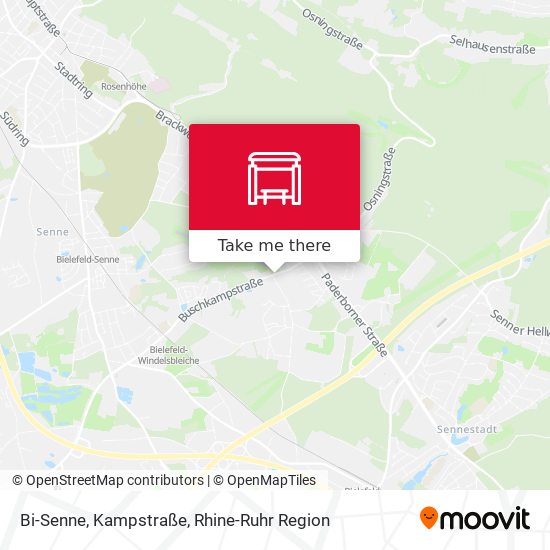Bi-Senne, Kampstraße map
