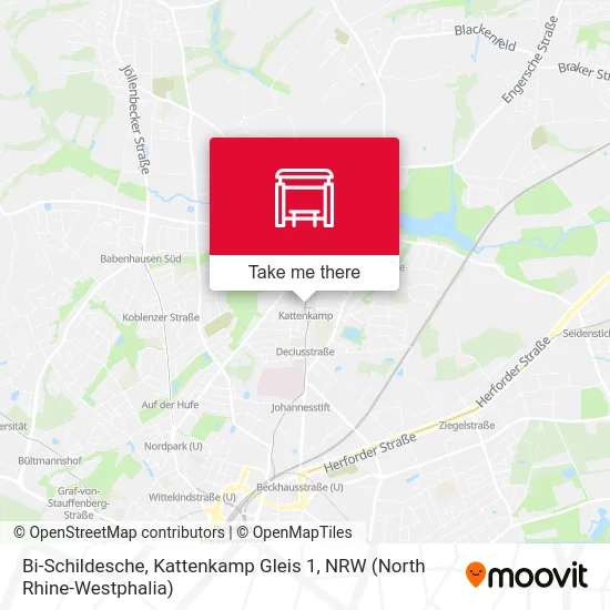 Bi-Schildesche, Kattenkamp Gleis 1 map