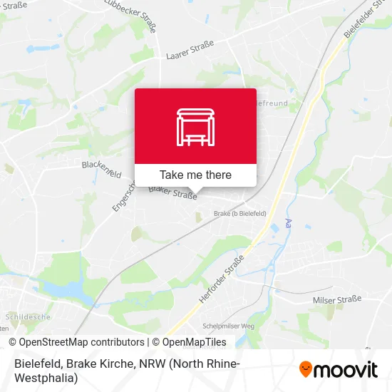Bielefeld, Brake Kirche map