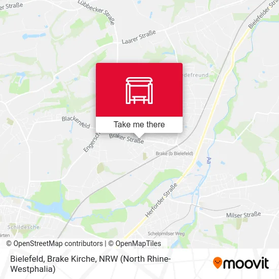 Bielefeld, Brake Kirche map