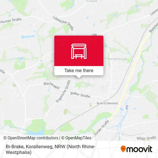 Bi-Brake, Korallenweg map