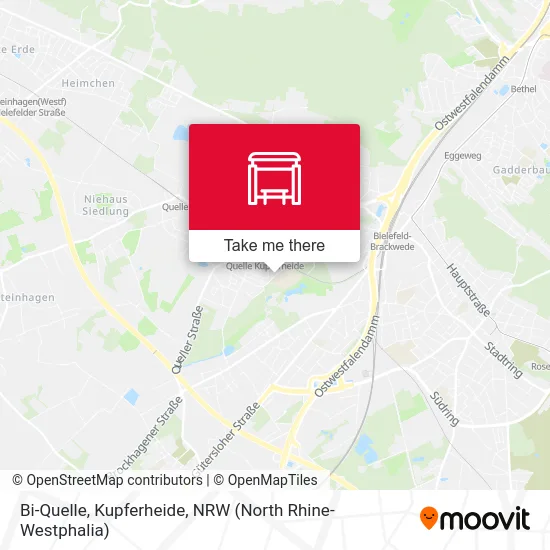 Bi-Quelle, Kupferheide map