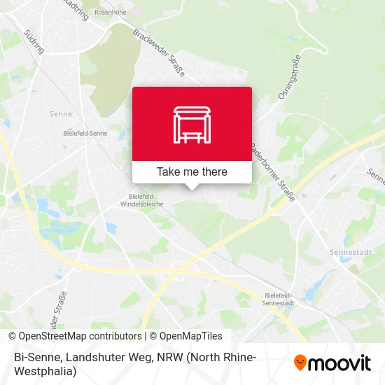 Bi-Senne, Landshuter Weg map