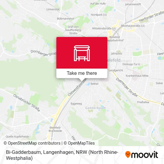 Bi-Gadderbaum, Langenhagen map