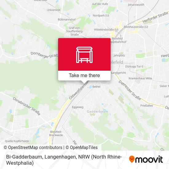 Bi-Gadderbaum, Langenhagen map