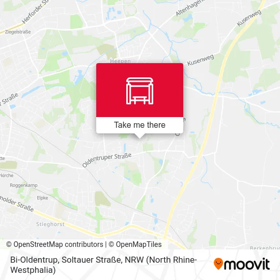 Bi-Oldentrup, Soltauer Straße map