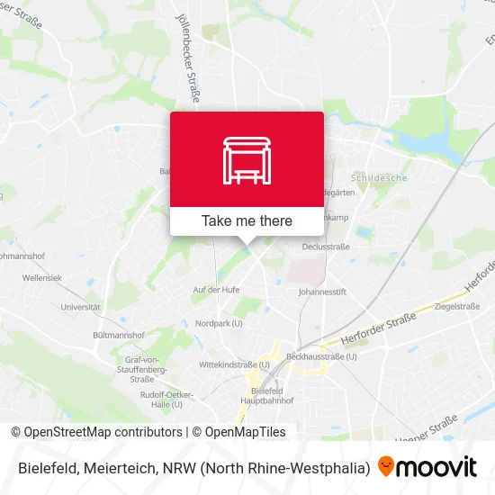 Bielefeld, Meierteich map