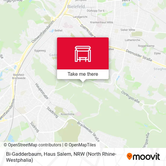 Bi-Gadderbaum, Haus Salem map