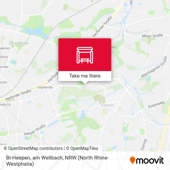 Bi-Heepen, am Wellbach map