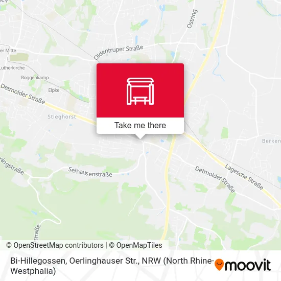 Bi-Hillegossen, Oerlinghauser Str. map