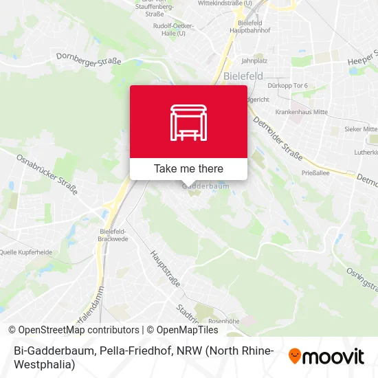 Bi-Gadderbaum, Pella-Friedhof map