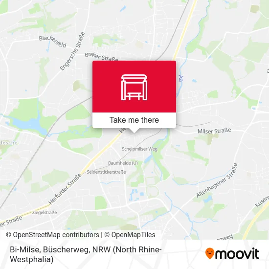 Bi-Milse, Büscherweg map