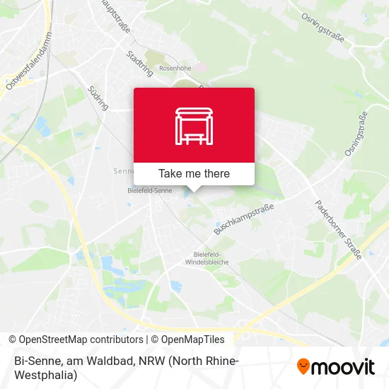 Bi-Senne, am Waldbad map